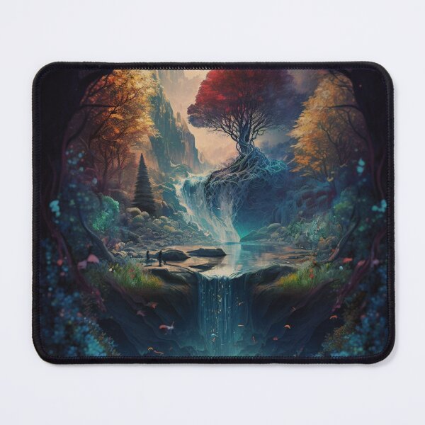 Item preview, 35 - Sacred Pools Waterfalls Inner Earth Ethereal designed and sold by StarbuckLight.