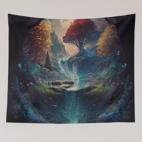 Item preview, 35 - Sacred Pools Waterfalls Inner Earth Ethereal designed and sold by StarbuckLight.