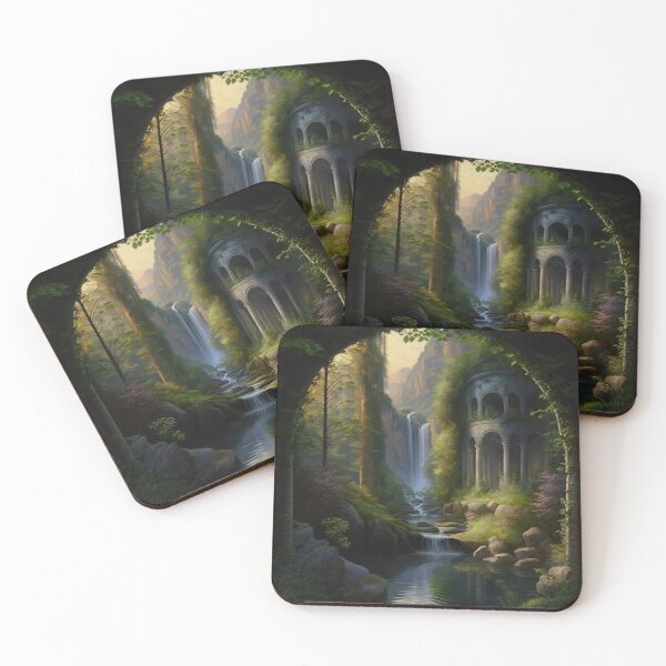 Item preview, 36 - Sacred Pools Waterfalls Inner Earth Ethereal designed and sold by StarbuckLight.