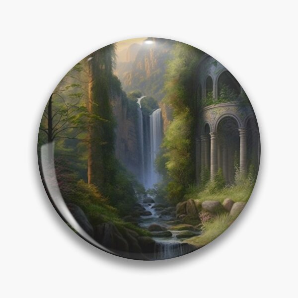 Item preview, 36 - Sacred Pools Waterfalls Inner Earth Ethereal designed and sold by StarbuckLight.