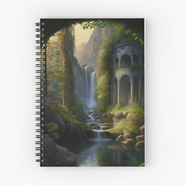 Item preview, 36 - Sacred Pools Waterfalls Inner Earth Ethereal designed and sold by StarbuckLight.