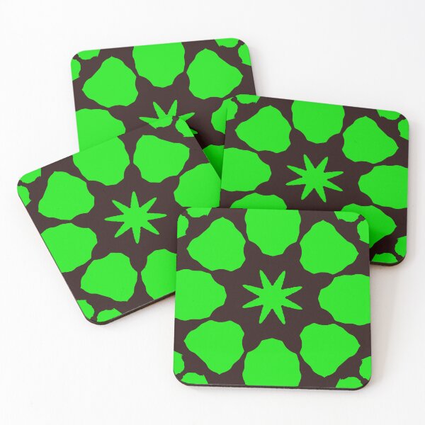 Item preview, Green and Black Repeat Pattern designed and sold by WoollyOrbit2000.
