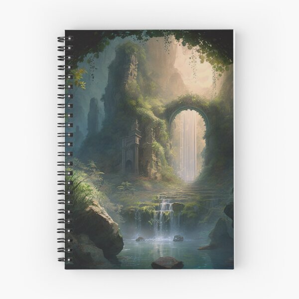 Item preview, 37 - Sacred Pools Waterfalls Inner Earth Ethereal designed and sold by StarbuckLight.