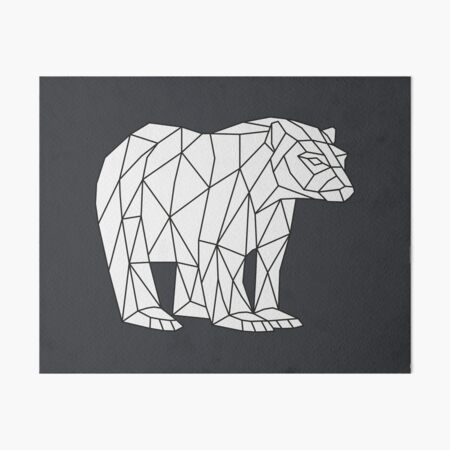 Polygon Bear Wall Art for Sale