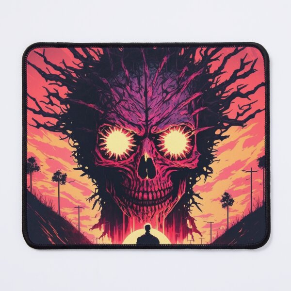 Item preview, Ghoul Walking Towards Synthwave Sun Lord designed and sold by Nightarcade.
