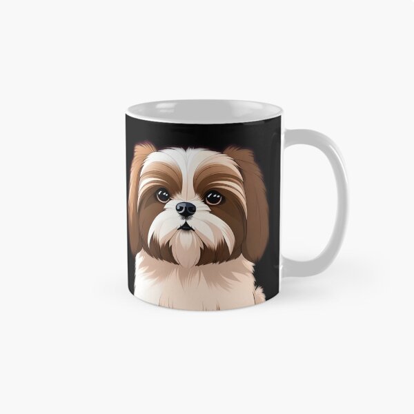 Item preview, Cute Shih Tzu Puppy, cartoon drawing, Ai Generated Art  designed and sold by ACC .