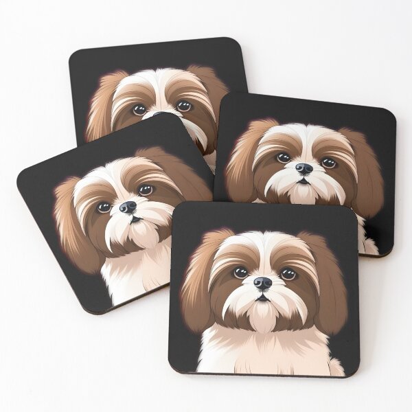 Item preview, Cute Shih Tzu Puppy, cartoon drawing, Ai Generated Art  designed and sold by ACC .