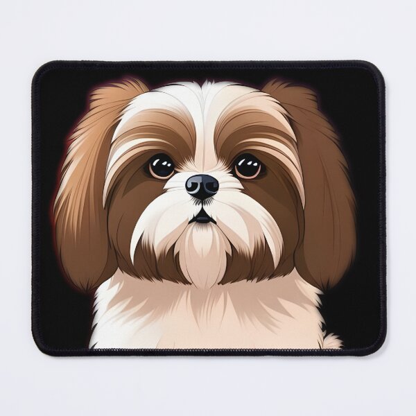 Item preview, Cute Shih Tzu Puppy, cartoon drawing, Ai Generated Art designed and sold by ACC .