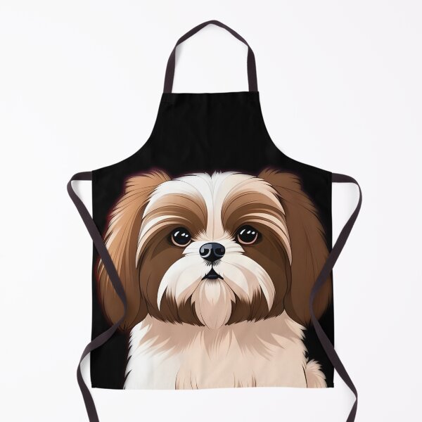 Item preview, Cute Shih Tzu Puppy, cartoon drawing, Ai Generated Art designed and sold by ACC .
