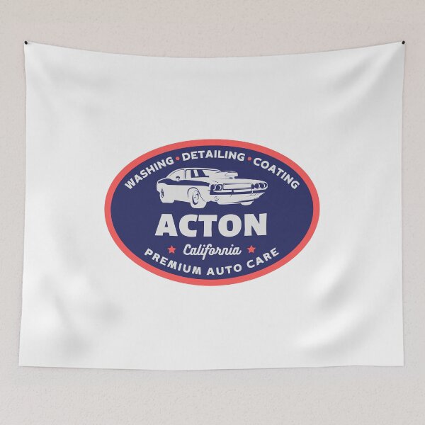 Item preview, Auto Care Acton California Retro Garage Design designed and sold by RetroDesignsNW.