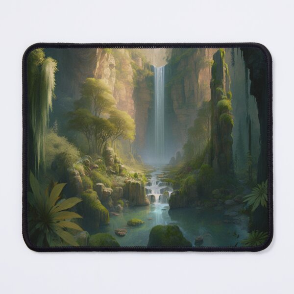 Item preview, 39 - Sacred Pools Waterfalls Inner Earth Ethereal designed and sold by StarbuckLight.