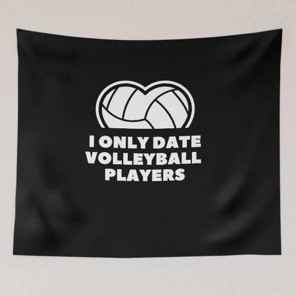 Item preview, i only date volleyball players funny Valentine saying designed and sold by lang-popart.