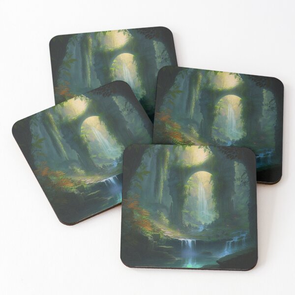 Item preview, 40 - Sacred Pools Waterfalls Inner Earth Ethereal designed and sold by StarbuckLight.