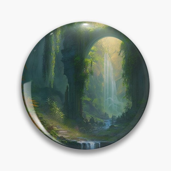 Item preview, 40 - Sacred Pools Waterfalls Inner Earth Ethereal designed and sold by StarbuckLight.