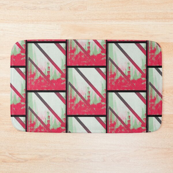 Item preview,  Cityscape through Window in Crimson and Mint designed and sold by BlackArtichoke.