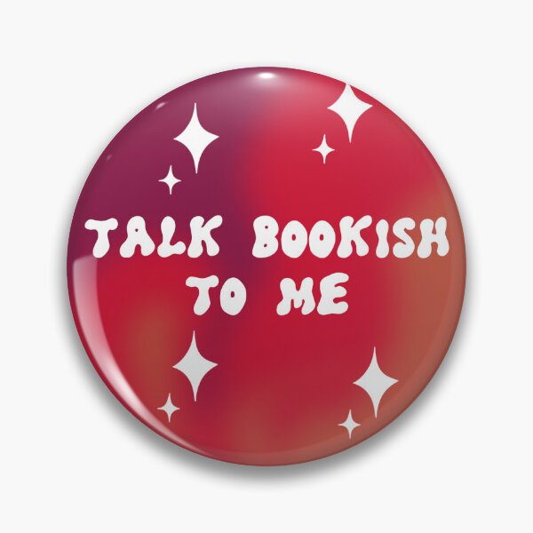 Item preview, Talk Bookish To Me Red designed and sold by TeakettleBooks.