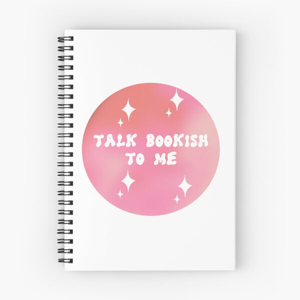 Item preview, Talk Bookish To Me Pink designed and sold by TeakettleBooks.