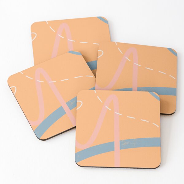 Item preview, Yellow and Pink Abstract Pattern designed and sold by LucySchmidtArt.