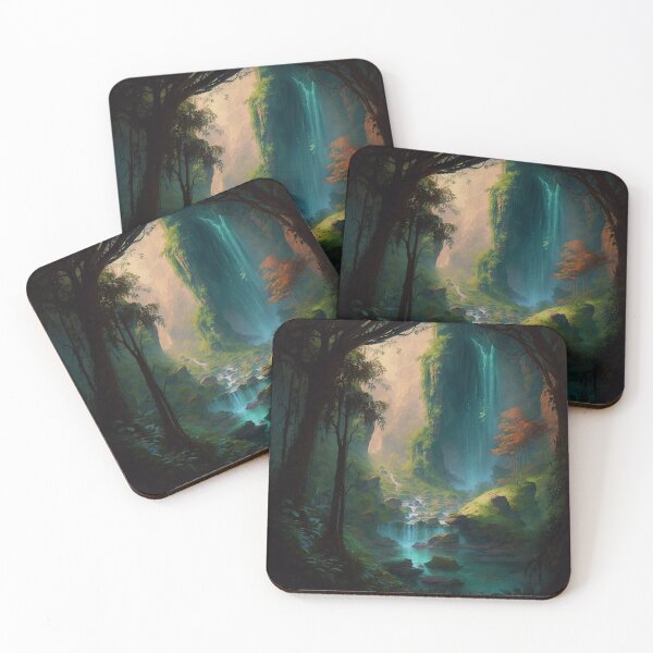 Item preview, 42 - Sacred Pools Waterfalls Inner Earth Ethereal designed and sold by StarbuckLight.