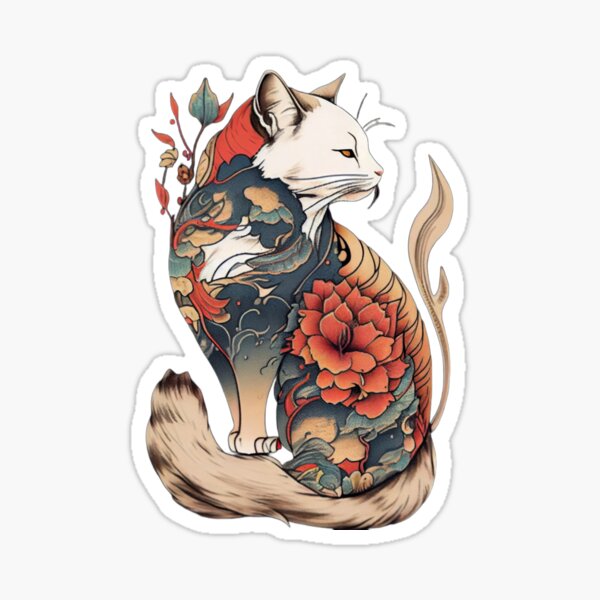 Item preview, The Mythical Tabby: A Cat with a Touch of Kitsune designed and sold by Ameripensia.