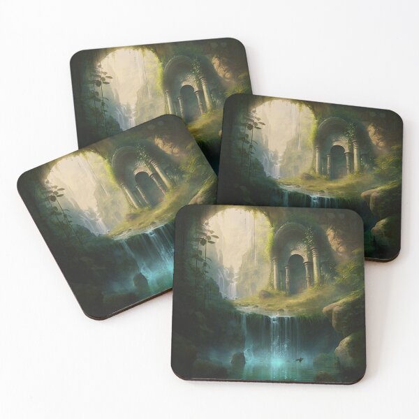 Item preview, 43 - Sacred Pools Waterfalls Inner Earth Ethereal designed and sold by StarbuckLight.
