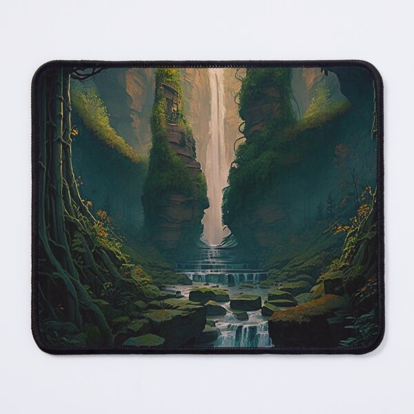 Item preview, 44 - Sacred Pools Waterfalls Inner Earth Ethereal designed and sold by StarbuckLight.