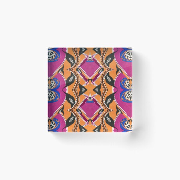 Item preview, Retro Suzane Style Pink and yellow seamless pattern designed and sold by MarjanShop.