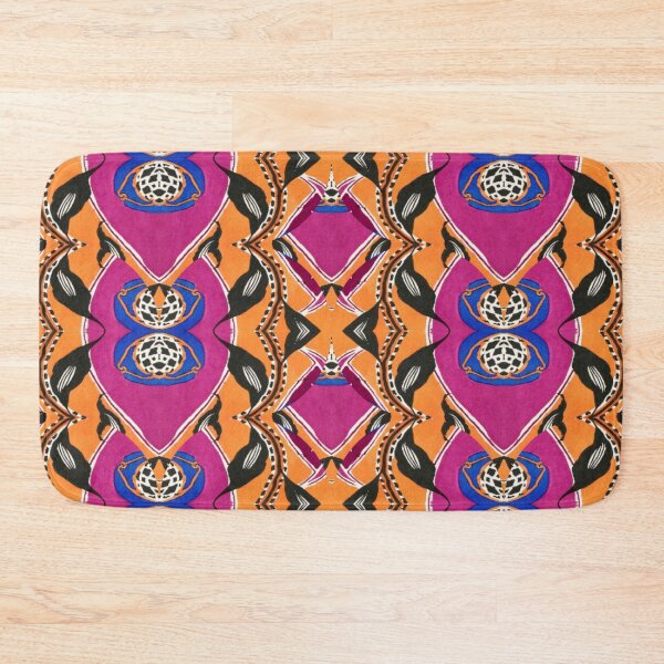 Item preview, Retro Suzane Style Pink and yellow seamless pattern designed and sold by MarjanShop.