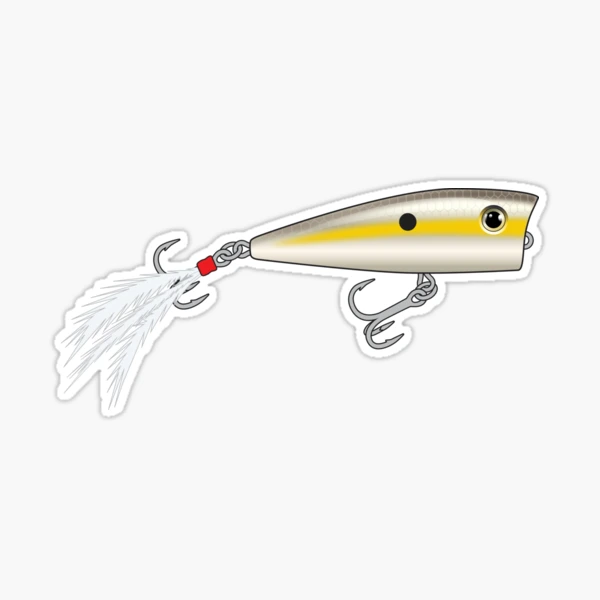 Fishing Lure Lipless Crankbait in Red Crayfish Pattern Sticker Sticker  for Sale by BlueSkyTheory
