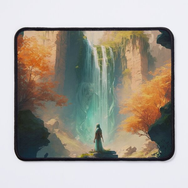 Item preview, 47 - Sacred Pools Waterfalls Inner Earth Ethereal designed and sold by StarbuckLight.