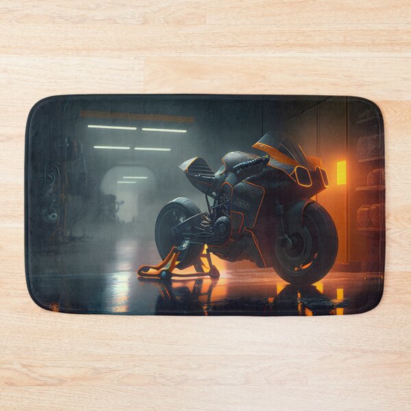 Item preview, Futuristic Cyberpunk Neon Colorful Superbike designed and sold by beluxe.