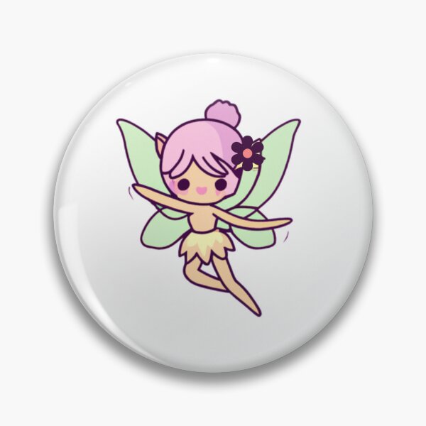 Item preview, Cute Little Fairy with Gren Wings designed and sold by HanaiPrint.