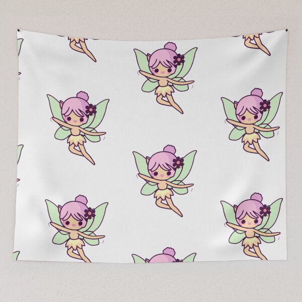 Item preview, Cute Little Fairy with Gren Wings designed and sold by HanaiPrint.