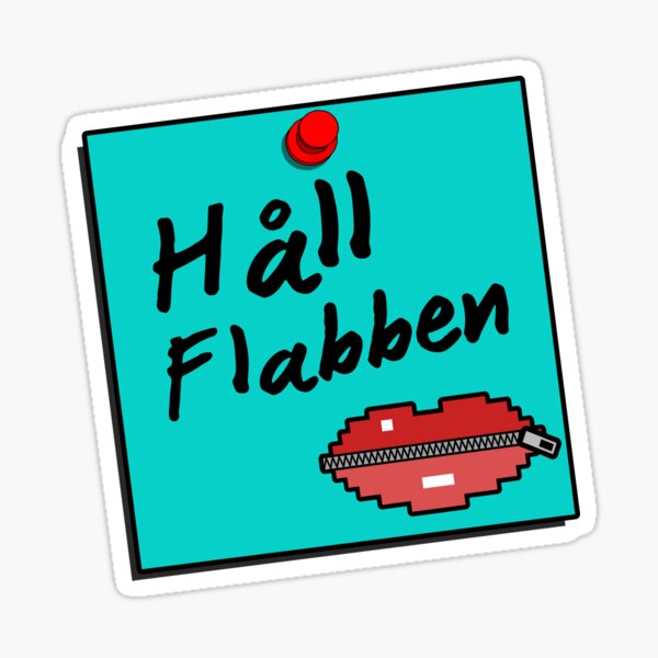 Item preview, Håll Flabben Post it designed and sold by HallFlabben.