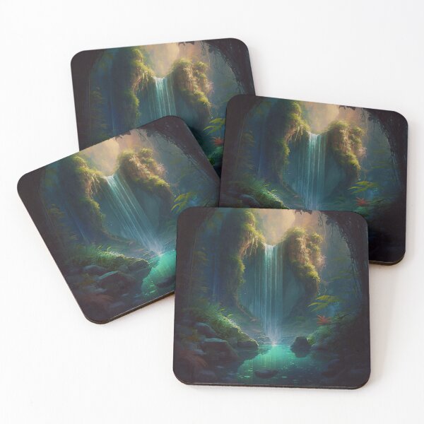 Item preview, 48 - Sacred Pools Waterfalls Inner Earth Ethereal designed and sold by StarbuckLight.