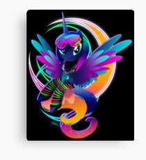 Synthwave Princess Luna Canvas Print