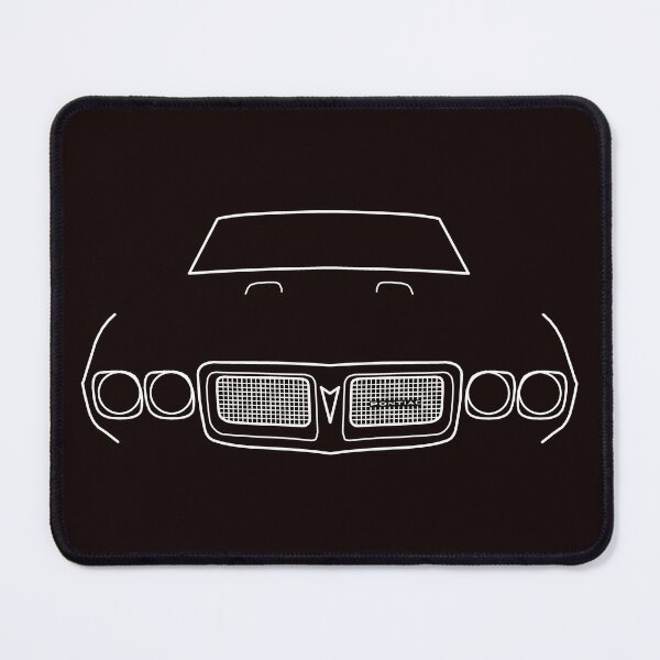 Item preview, 1969 vintage Pontiac Firebird outline graphic (white)  designed and sold by soitwouldseem.