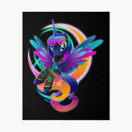 Item preview, Synthwave Princess Luna designed and sold by Ilona Iske.