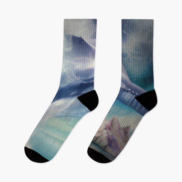 Item preview, Whale Diving In Blue Ocean Deep Water designed and sold by IZiets.