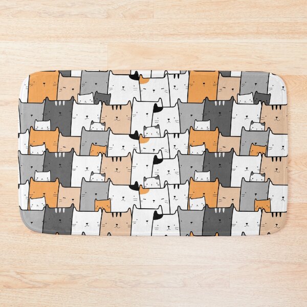Item preview, Cat Cartoon Pattern designed and sold by ZestyFruit.