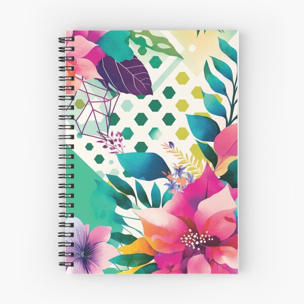 Item preview, Abstract Colorful Geometric and Floral Surface Art designed and sold by LotusBlanc.