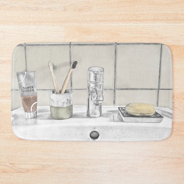 Item preview, Brush Your Teeth, Wash Your Hands designed and sold by LucySchmidtArt.