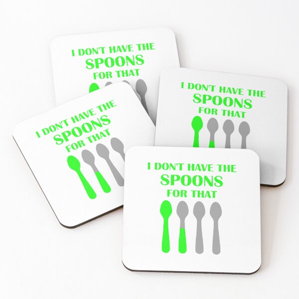 Item preview, No Spoons in Green designed and sold by Spoonful-Tees.