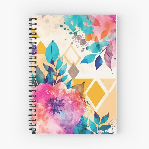 Item preview, Abstract Colorful Geometric and Floral Surface Art designed and sold by LotusBlanc.