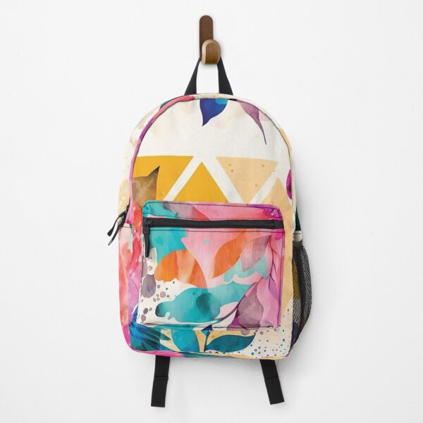 Item preview, Abstract Colorful Geometric and Floral Surface Art designed and sold by LotusBlanc.