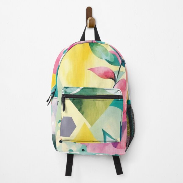Item preview, Abstract Watercolor Geometric and Floral Surface Art designed and sold by LotusBlanc.