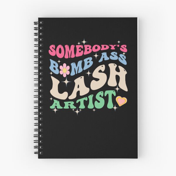 Item preview, Copy of Somebody's Bombass Lash Artist Pink Retro Eyelash Tech  designed and sold by sasigifts.