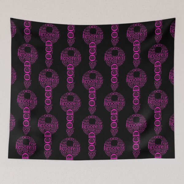 Item preview, The key to ocd cure in pink.  designed and sold by Goatonfire.