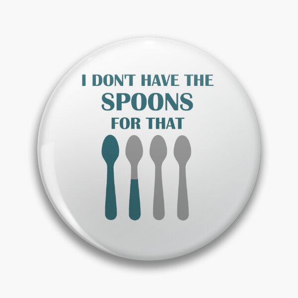 Item preview, No Spoons in Teal designed and sold by Spoonful-Tees.
