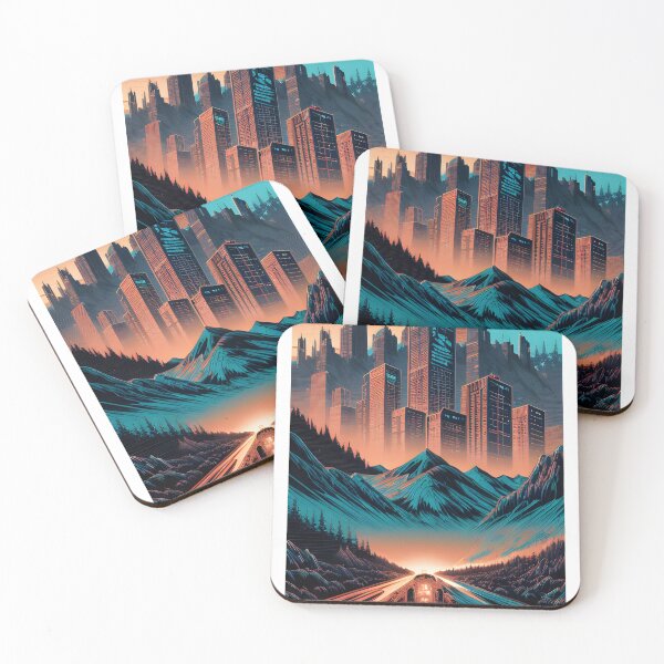 Item preview, Mountain Town designed and sold by FamiliarPufferfish.